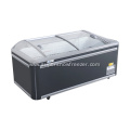 Commercial deep freezer refrigerator for supermarket